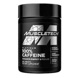 MUSCLETECH PLATINUM 100% CAFFEINE 125CAP