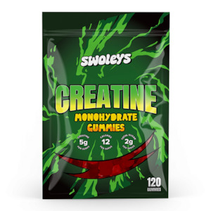 SWOLEYS CREATINE MONOHYDRATE GUMMIES 30 SERVES