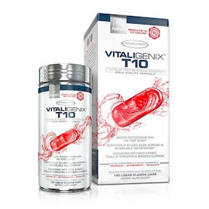 Muscletech: MUSCLETECH VITALIGENIX T10 TESTOSTERONE BOOSTER 180 CAPS - DATED 12 OCT 24