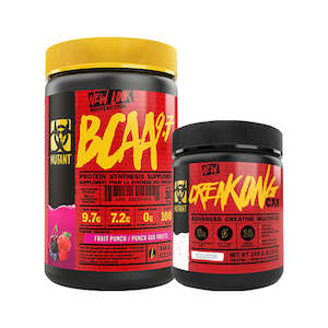 Aminos: MUTANT BCAA 9.7 30 SERVES + MUTANT CREAKONG CX8 249G
