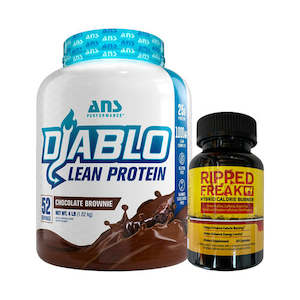 Fat Burners: ANS PERFORMANCE DIABLO THERMOGENIC PROTEIN 4LB + PHARMAFREAK RIPPED FREAK 60 CAPS
