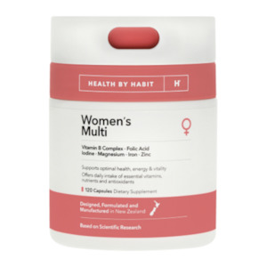HEALTH BY HABIT WOMENS MULTI 120 CAPSULES - DATED 3/25