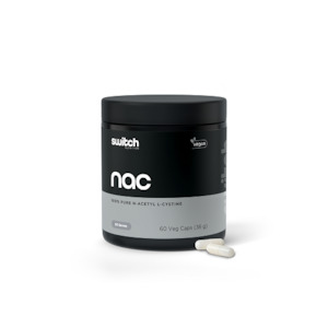 SWITCH NUTRITION ESSENTIALS N-ACETYL L-CYSTEINE (NAC) 60 CAPS