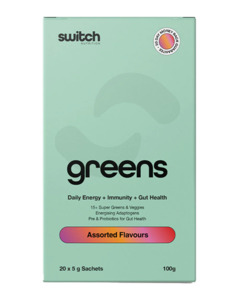 Best Selling: SWITCH NUTRITION GREENS 20 x 5G SACHETS