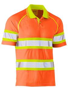 Tape Double Hi Vis Mesh Polo