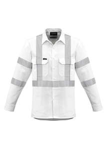 Hi Vis Polos: Mens Bio Motion X Back Taped Long Sleeve Shirt
