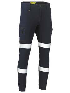 Flx & Move™ Taped Stretch Denim Cargo Cuffed Pants
