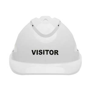 Helmets: V9 Hard Hat complete with Visitor Logo