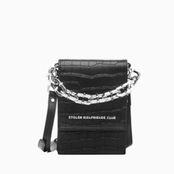 Bags: stolen girlfriends club on tour bag matte black/silver