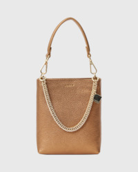 Bags: saben coco mini bag brushed bronze