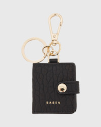 Bags: Saben charm locket keyring - Black