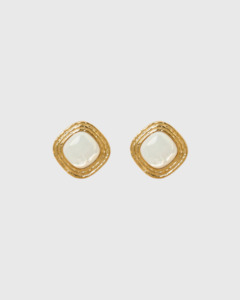 Ophelia Mother of Pearl Earrings Gold