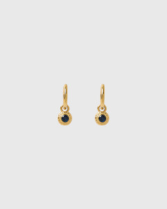 Crushed Birthstone Earrings Sapphire