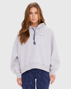 The Upside: Lasso Jude Crop Hoodie Grey