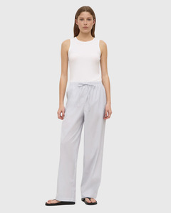 Cora Stripe Pant White/Navy Stripe