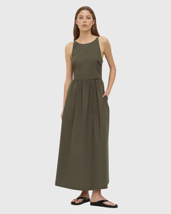 Posie Midi Dress Moss