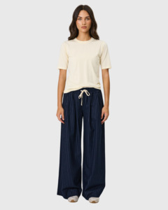 Remain: Rhodes Pant Midnight Stripe