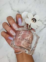 Ready To Ship: Oopsy Daisy Purple Oval - Ready To Ship