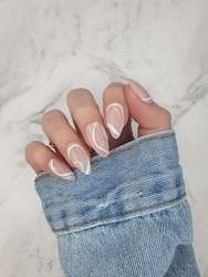 Ready To Ship: Swirl white - Ready To Ship