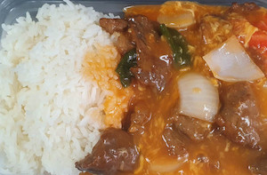 Beef & Tomato on Rice( 173) BBQ Noodles House