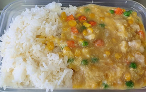 Products: Diced Chicken with Sweet Corn on Rice( 170) BBQ Noodles House