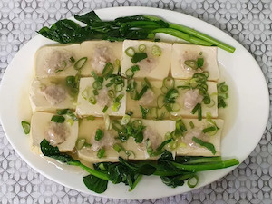 Products: Steamed Tofu Stuffed with Pork Meat( 229) BBQ Noodles House