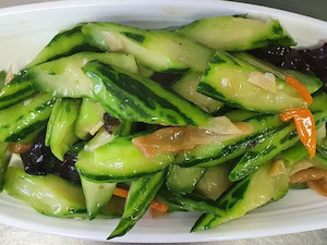 Products: Stir Fried Luffa with Fungus BBQ Noodles House