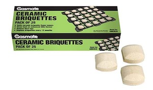 Accessories Tools Parts: Gasmate Ceramic Briquettes 25 Pack GMCR25 - 128276