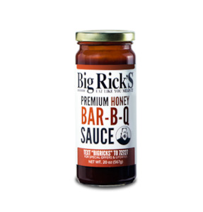 Big Rick's Honey Bar-B-Q Sauce 20oz