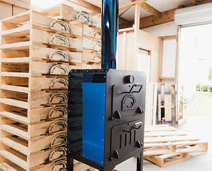 Bbq Wood Chips Chunks Charcoal Pellets: Kiwi Outdoor Oven Nugget - S/S Finish, Colour or Copper