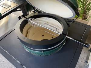 Bbq Grills Smokers: Rotiserrie to suit Big Green - mains powered (Available for M, L and XL EGG's)