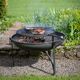 Plain Jane 70cm Firepit c/w removable Swing Arm Grill