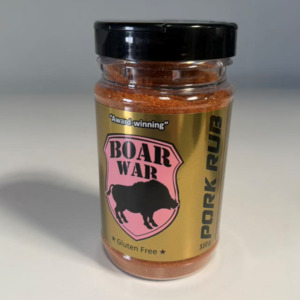 Rubs And Sauces: Boar War Pork Rub (Gluten Free) 310g