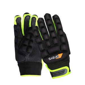 Protection Support: Grays Hockey International Pro Glove Blk/Ylw