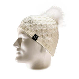 Domex: Domex Womens Snowfall Beanie White