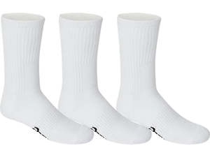 Ascis: Asics Unisex Socks Pace Crew 3pk White