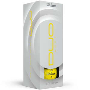 Wilson Duo 25 Soft Golf Ball Yellow Sleeve