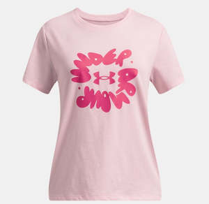 Clothing Girls: UA Girls Tee Bubble Workmark SS (647)