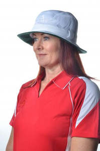 Bowls: Hunter Mesh Bucket Hat White