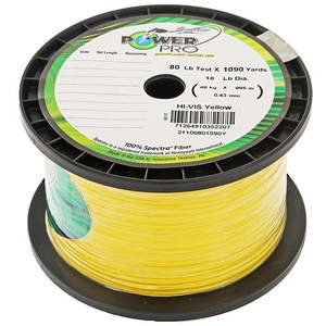 Shimano Power Pro Braid 80lb YLW