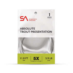 SA Fly Fishing Absolute Trout Leader 11ft