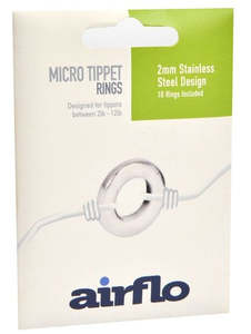 Fly Fishing: Airflo Tippet Rings Stainless 2mm 10 pack