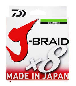 Daiwa: Daiwa Fishing J-Braid X8 Chartreuse 300m