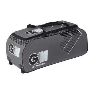Cricket: GM Cricket Bag 707 Wheelie Bag 4180 Gry/Blk