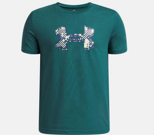 UA Boys Tee Pixel Logo (338)