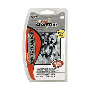 Pride Golf Tees Performance Tee Wht 69mm