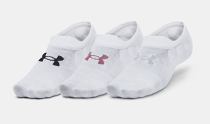 Clothing: UA Womens Socks Ultra Low Tab (100)