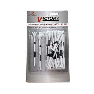 Golf: ZF Golf Victory Tees 2 3/4 White
