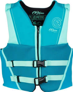 Watersports: Obrien Youth Vest Hinge Aqua