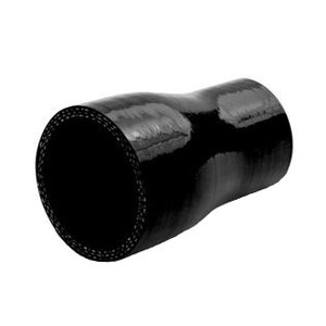 Black - BC Direct: 1.75 TO 2.5 SILICONE REDUCER - BLACK ( 45MM - 63MM) - BC Direct